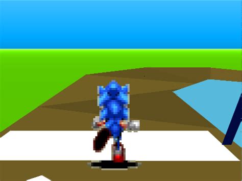 3D Sonic on Scratch