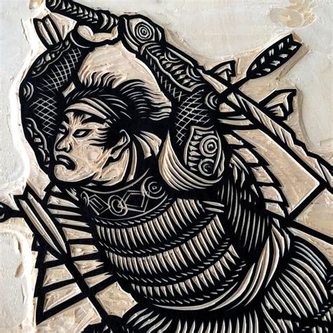 Limited Edition Woodcut Print - Crisis Medicine Samurai Logo - Crisis ...