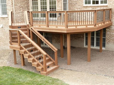 Deck-Stair-Railing-Ideas-Pictures #deckconstruction Deck Stair Railing ...