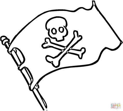 Pirate Flag Printable Coloring Pages Sketch Coloring Page | Flag ...