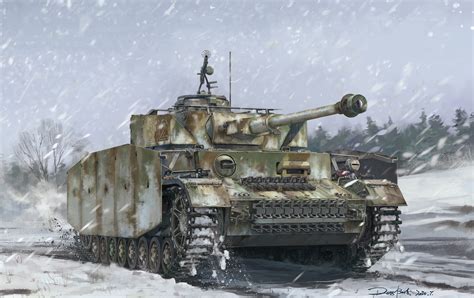 Download Tank Winter Military Panzer IV HD Wallpaper