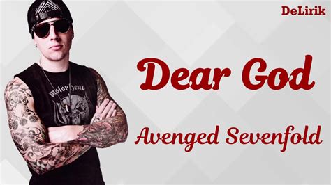 Dear God - Avenged Sevenfold (Lyrics) - YouTube