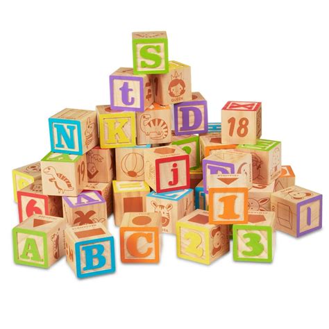 The Spark Create Imagine Wood Alphabet Blocks Set. - Walmart.com ...