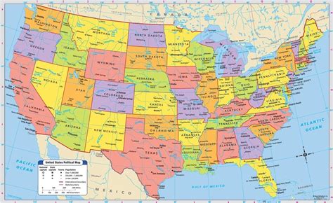 Map of USA cities: major cities and capital of USA