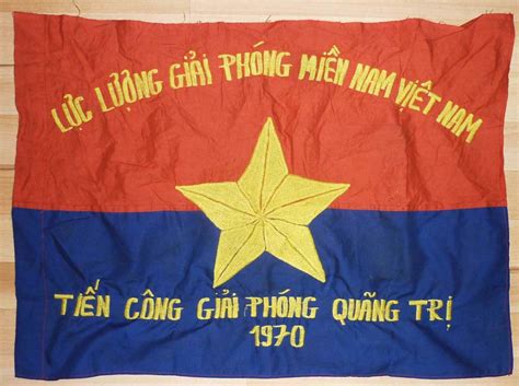 FLAG - 1970 QUANG TRI - NLF - VC Special Forces - Vietnam … | Flickr