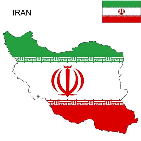 Iran Flag Map and Meaning | Mappr