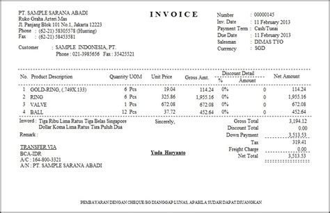 Contoh Faktur Penjualan: Manfaat, dan Jenisnya (Bonus Download)