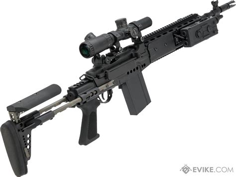 Réplica M14 Full Metal EBR Marksman designado Airsoft AEG CYMA (Negro ...