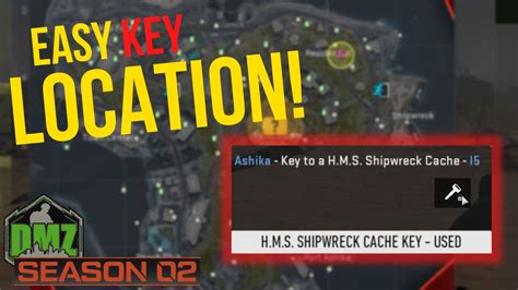 HMS Shipwreck Cache key LOCATION GUIDE | Call of Duty Warzone 2.0 DMZ ...