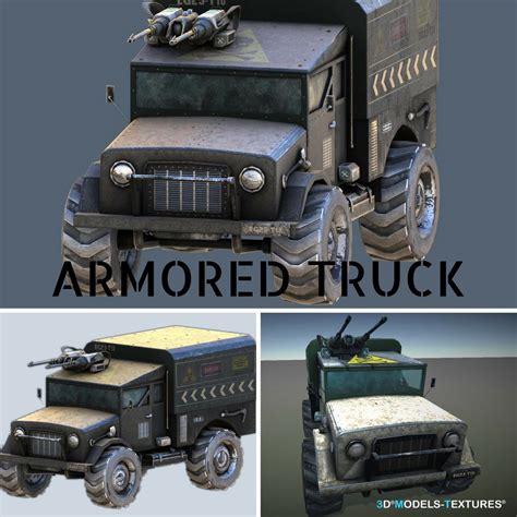 Armored Truck Model - TurboSquid 1209464