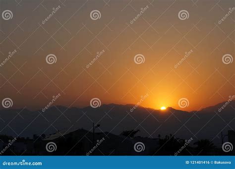 Sunrise upon mountains stock photo. Image of high, beauty - 121401416