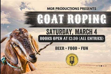 Goat Roping 2023 at Smithville Brewing Co - Explore Bastrop County