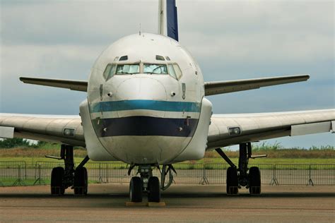 Front Of B-707 Aircraft Free Stock Photo - Public Domain Pictures