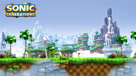 Sonic Generations classic mode landscape - Virtual Backgrounds