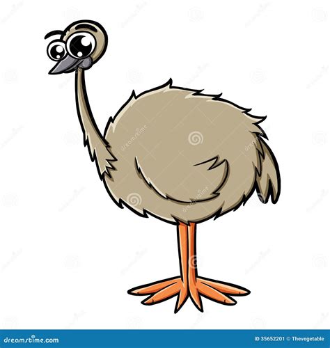 Cute Emu Stock Image - Image: 35652201