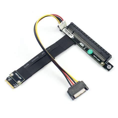 PCI E 3.0 Riser Card 32G/bps M.2 NGFF NVMe to PCIe x16 Extension Cable ...