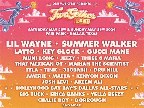 TwoGether Land: Lil Wayne, Summer Walker, Latto & Gucci Mane headline a ...