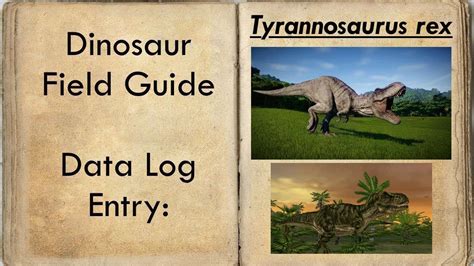 Tyrannosaurus rex: Habitat and Facts - YouTube