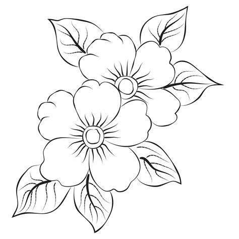 Easy Flower Drawing Designs | Best Flower Site