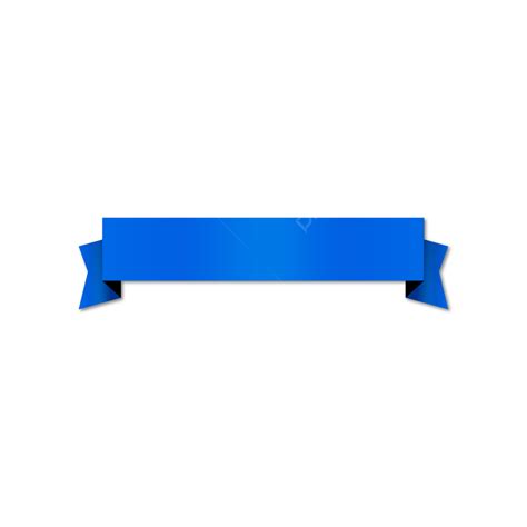 Blue Banner Ribbon Material, Blue, Banner, Ribbon PNG and Vector with ...