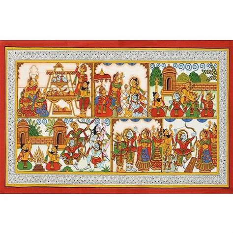 Rajasthani Phad Painting at Rs 8500/piece | पैड पेंटिंग in Bhilwara ...