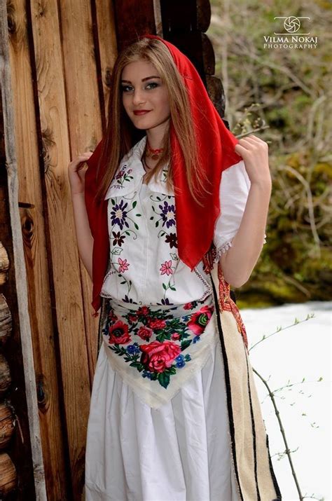 Pretty Albanian lady in traditional costume. #NationalCostumes # ...