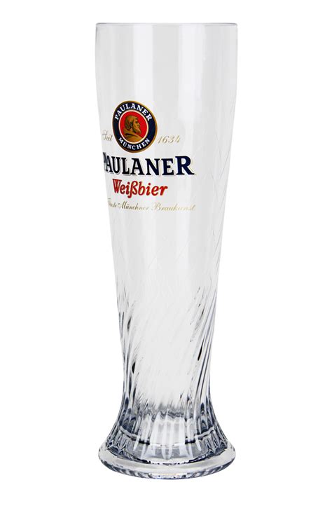 Paulaner Plastic German Wheat Beer Glass 0.5 Liter - GermanSteins.com