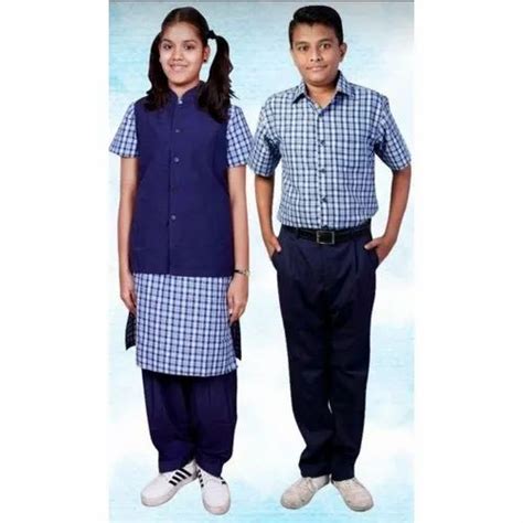 Cotton Blue Government School Uniform Set at Rs 450/set in Madurai | ID ...