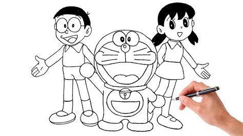 Nobita And Shizuka Sketch