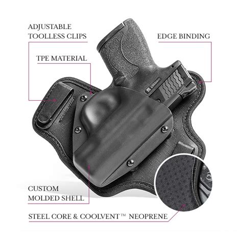 Holsters, Belts & Pouches PRO TACTICAL GUN HOLSTER CONCEALED CARRY IWB ...