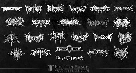 Heavy Metal Logos | Metal band logos, Metal typography, Metallic logo