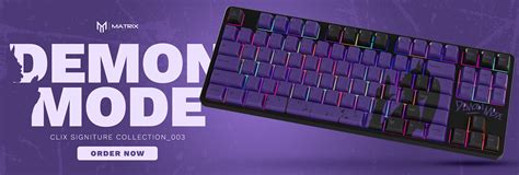 CLIX DEMON MODE | Matrix Keyboard Design :: Behance