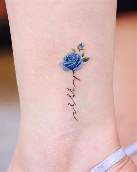 Blue Rose Tattoos: Meanings, Tattoo Designs & Placement