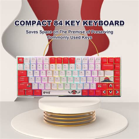 Womeir XVX M84 Wireless Mechanical Keyboard Hot Swappable 75% Layout ...