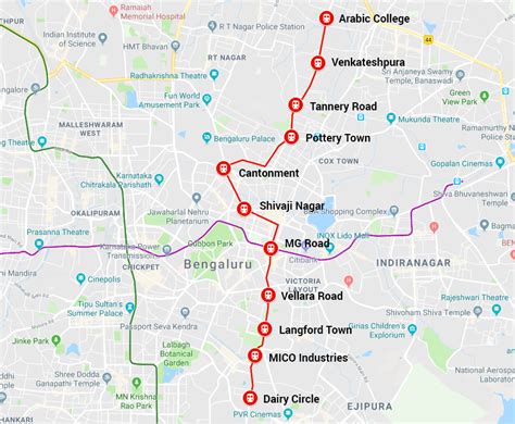 Bangalore Metro Map Pdf