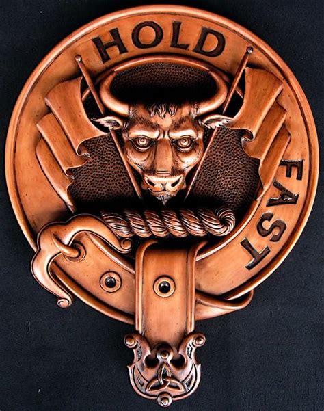 Clan MacLeod of MacLeod Wall Plaque Wood Finish Resin ⋆ Celtic Jackalope