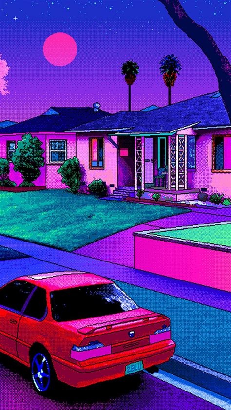 pixelwave | Vaporwave wallpaper, Vaporwave art, Chill wallpaper