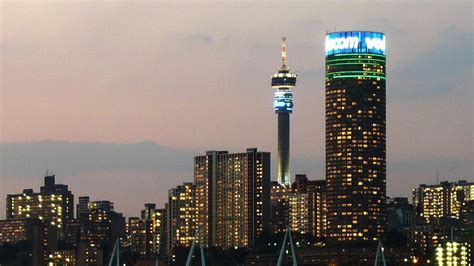 Johannesburg City Lights South Africa