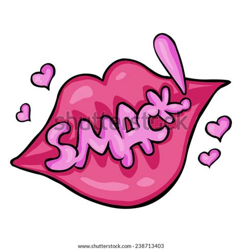 Vector Cartoon Comics Phrase Smack Stock Vector (Royalty Free ...