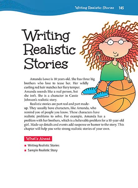 20 Writing Realistic Stories | Thoughtful Learning K-12