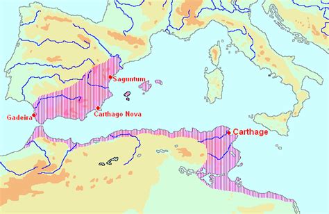 Map of the Carthaginian Empire - Livius