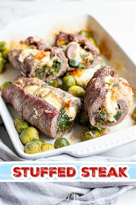 OVEN BAKED STUFFED FLANK STEAK