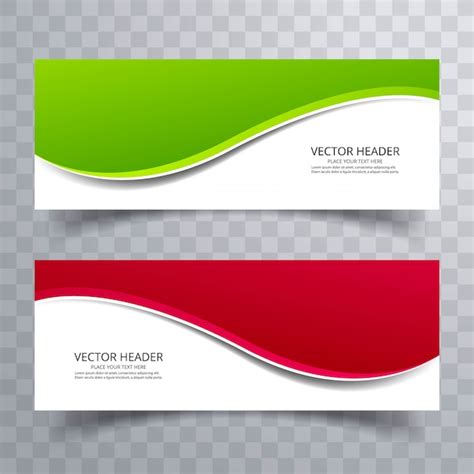 Free Vector | Banner background modern template colorful wave design