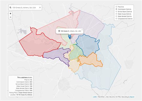 Athens GA Map Printable