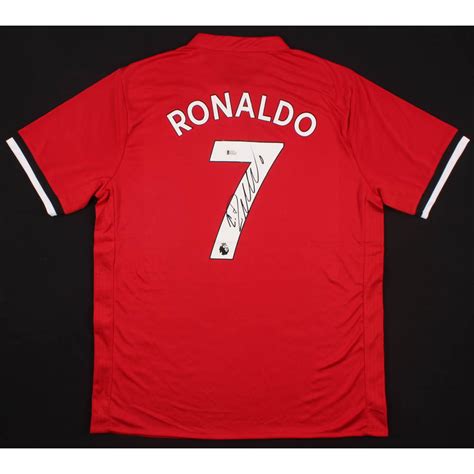 Cristiano Ronaldo Signed Manchester United Jersey (Beckett COA ...