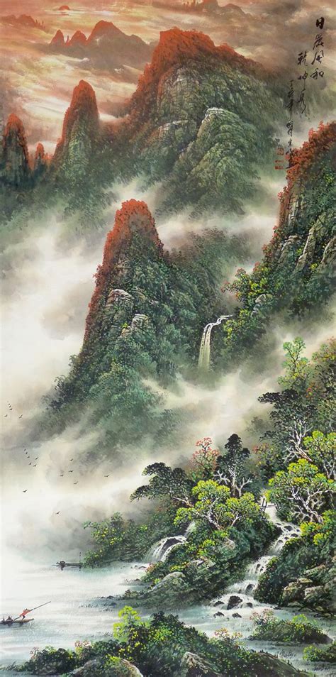 30 Catchy Chinese Landscape Painting - Home, Family, Style and Art Ideas