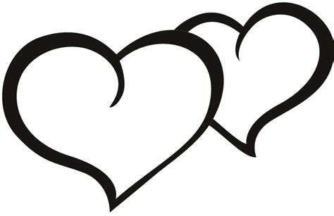 Hearts Outline - ClipArt Best