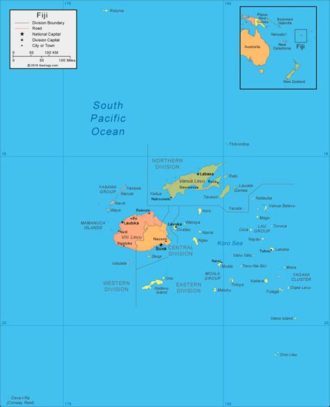 Fiji Islands Location On World Map – The World Map