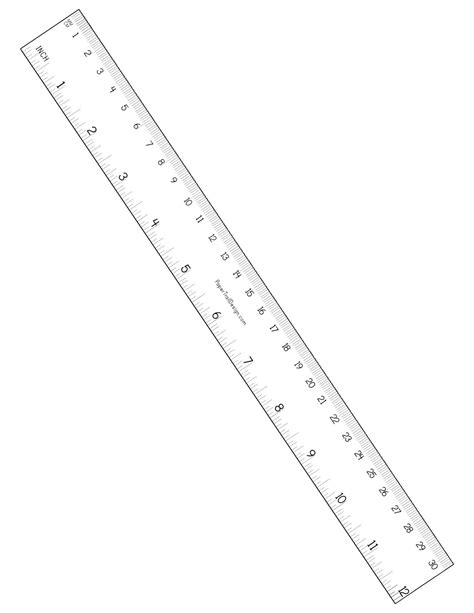 Actual Printable Ruler Inches