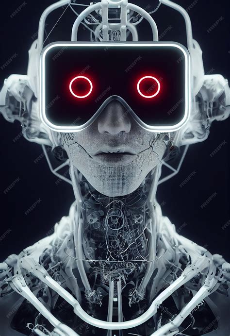 Premium AI Image | Futuristic Human Cyborg Robotics